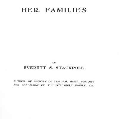 Old Kittery and her Families