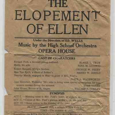 CHS Senior Play, "Elopement of Ellen"