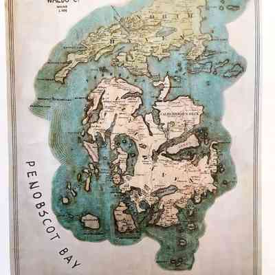 Map of North Haven and Vinalhaven, 1859