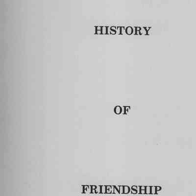 History of Friendship