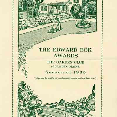 The Edward Bok Awards - 1935