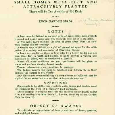 The Edward Bok Awards - 1935