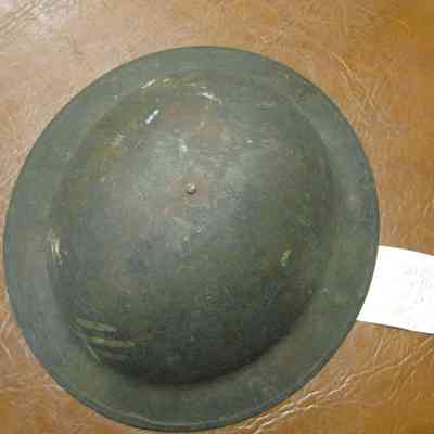 Harold Corthell's civil defense helmet from WWII