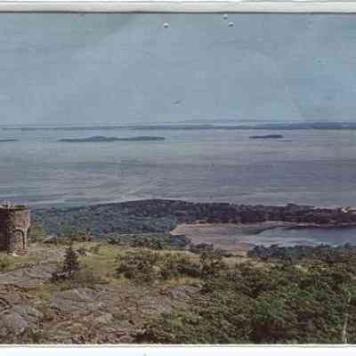Sherman's Point and bay from Mt Battie
