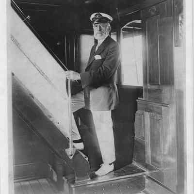 Cyrus H.K. Curtis aboard the Lyndonia
