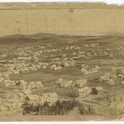 View of Camden looking toward Rockport from Mt Battie in 1891: Origformat: Print-Photographic
