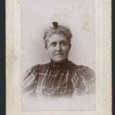Adelia Monroe circa 1890, possibly married to Wm. L Monroe: Origsize: 3 x 5"; Origformat: Print-Photographic