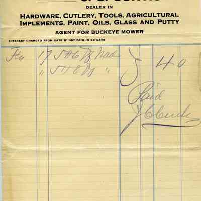 Billheads Collection 086