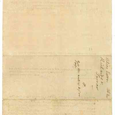 Doc 006 - 1809 Debt Collection Court order J Turner - verso