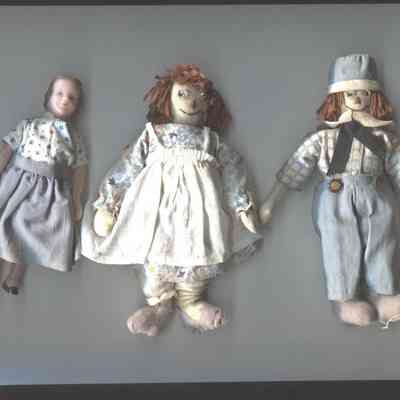 Childrens' Book Week dolls circa 1950: Origformat: Other