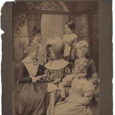 Fannie Berry with friends