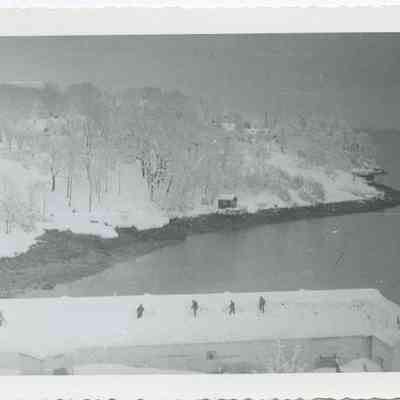 Rockport harbor shed and Beauchamp Point