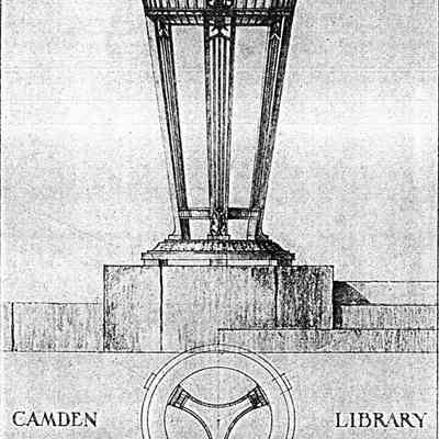 Camden Library - Tripod Lighting Fixture