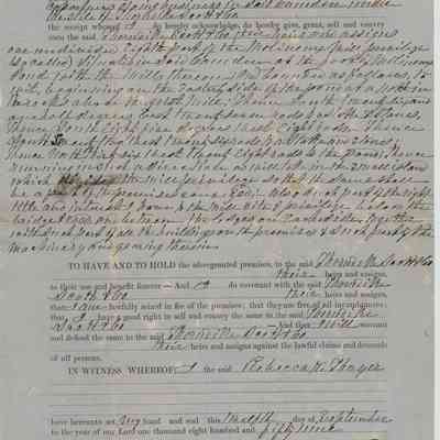 Rebecca K. Thayer to James Scott, et al.