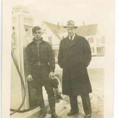 Union Street gas station circa 1941