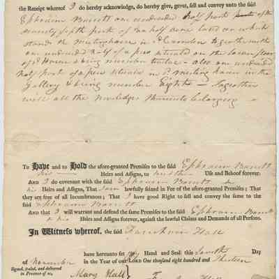 Farnham Hall to Ephraim Barrett