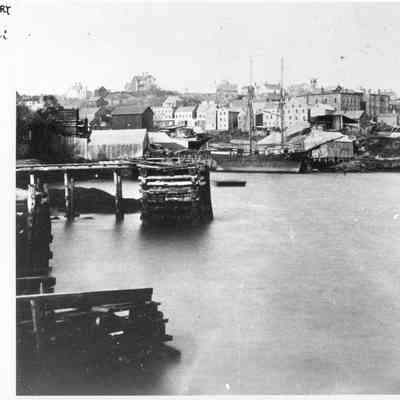 Rockport harbor circa 1870
