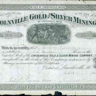 Stock certificate