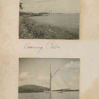 "Nearing Port."; "Almost in."