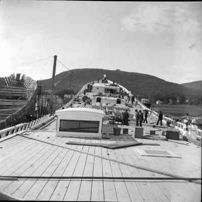 Deck of the "George W. Wells" - August 1900
