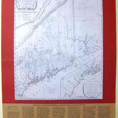 TRACES OF FEDERAL MAINE, With Reproduction of the 1795 Map From Sullivan's History of the District