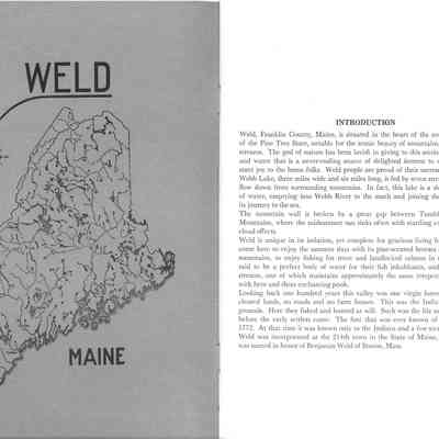 Friendly Vacation Town of the Pine Tree State - Weld Maine
