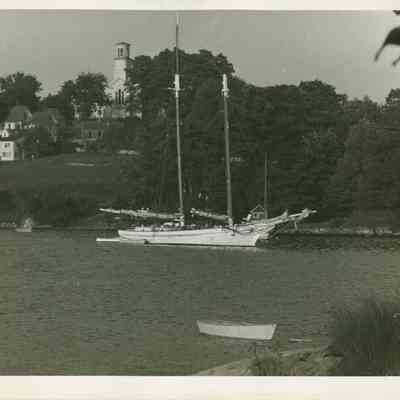 Schooner Eva Cullison in Rockport Harbor