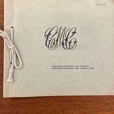 Monday Club Programs from 19-20-1930