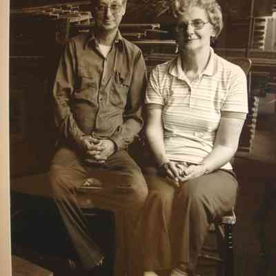 Hartley & Florence Beverage, husband and wife team at the Knox Mill