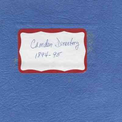 Camden Directory, 1894-5