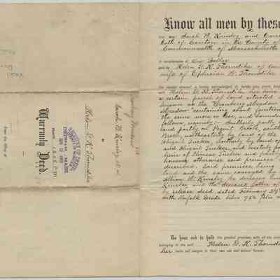 Sarah and Carrie Kinsley to Helen G.K. Thorndike