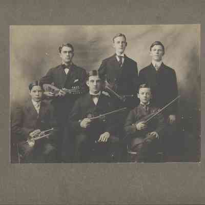 Camden High School orchestra circa 1907