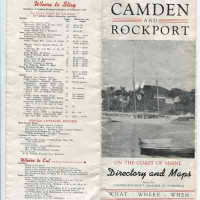 Camden and Rockport Directory and Maps