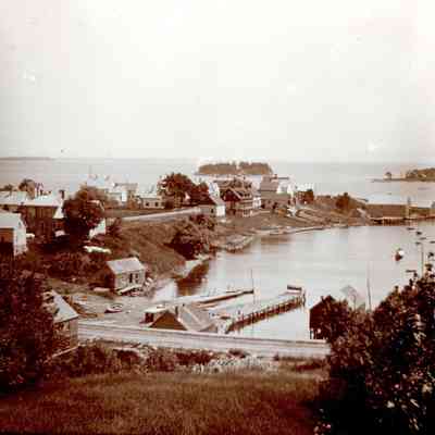 Camden harbor from 5 High Street