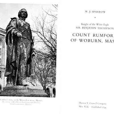 Count Rumford of Woburn, Mass.