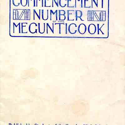 Commencement Number of the Megunticook - June 1908