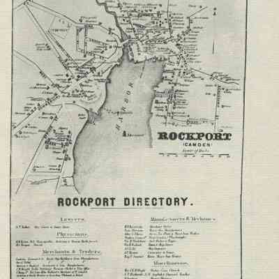 Map of Rockport, 1859