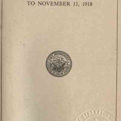 Officers and Enlisted Men of the United States Navy Who Lost Their Lives During the World Ward, From April 6, 1917 to November 11, 1918