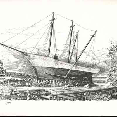 Construction of a schooner