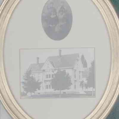 Methodist Church parsonage and family