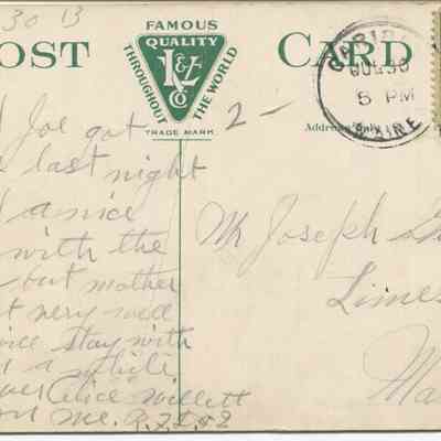 Bowley Collection Postcard 208 B