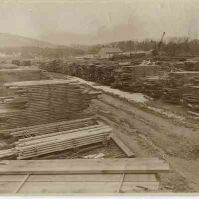 Camden Shipbuilding & Marine Railway lumber yard