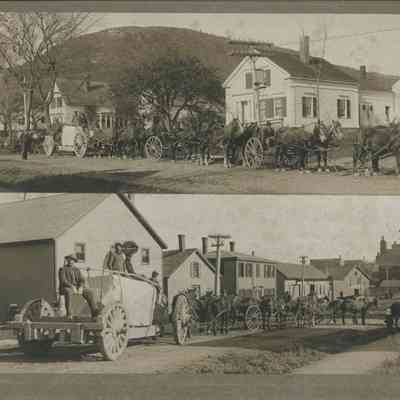 Horse team on Washington Street, 1907