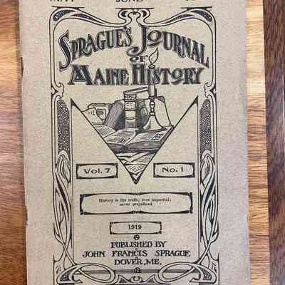 Sprague's Journal of Maine History