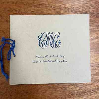 Monday Club Programs from the 1940s