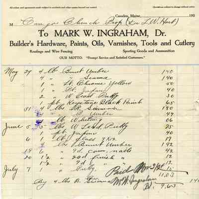 Billheads Collection 118