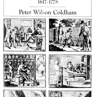 Child Apprentices in America from Christ's Hospital, London 1617-1778