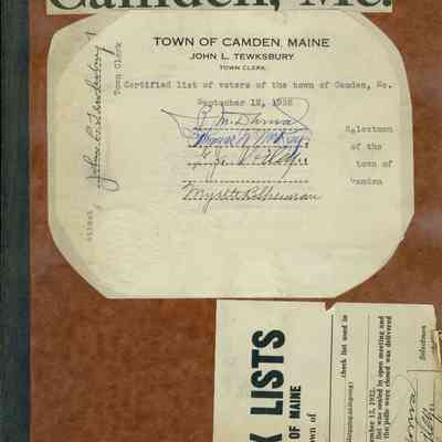 Male Voters - Camden, Maine