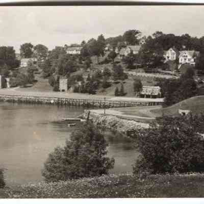 Rockport harbor and lime kiln ruins