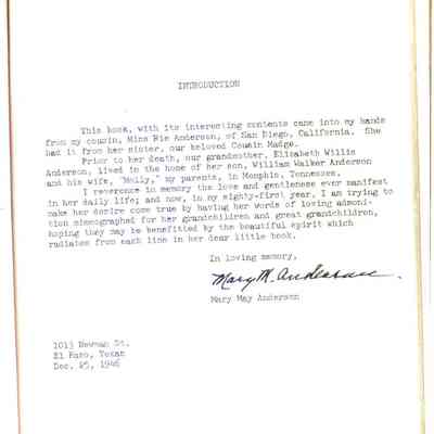 Written for her children 1822 - 1862